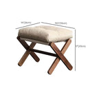 Stylish living room ottoman