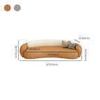 Pine Wood Frame Loveseat