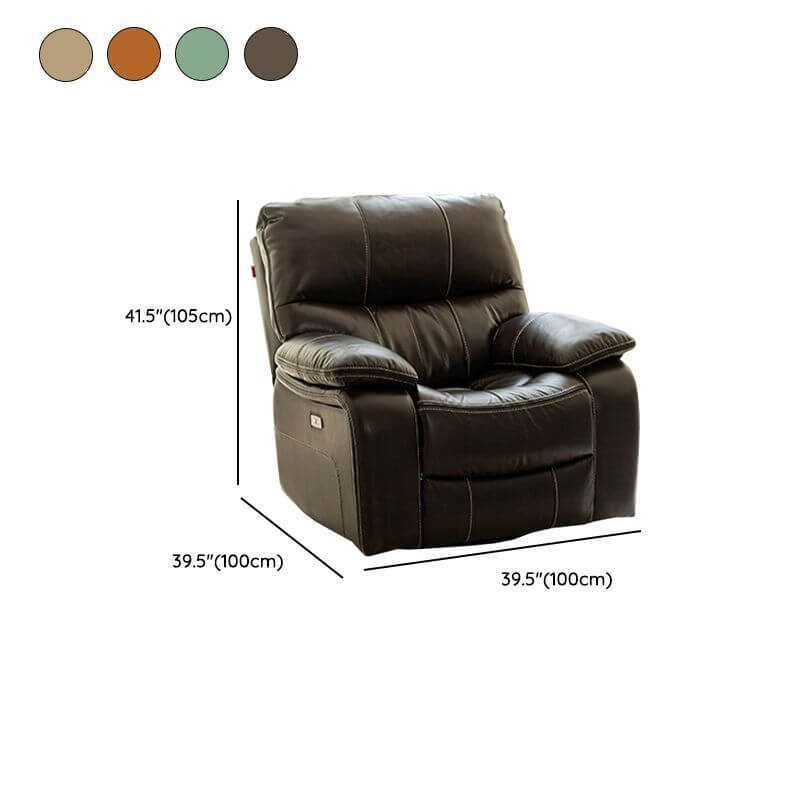 Living room setting with Standard Size Recliner