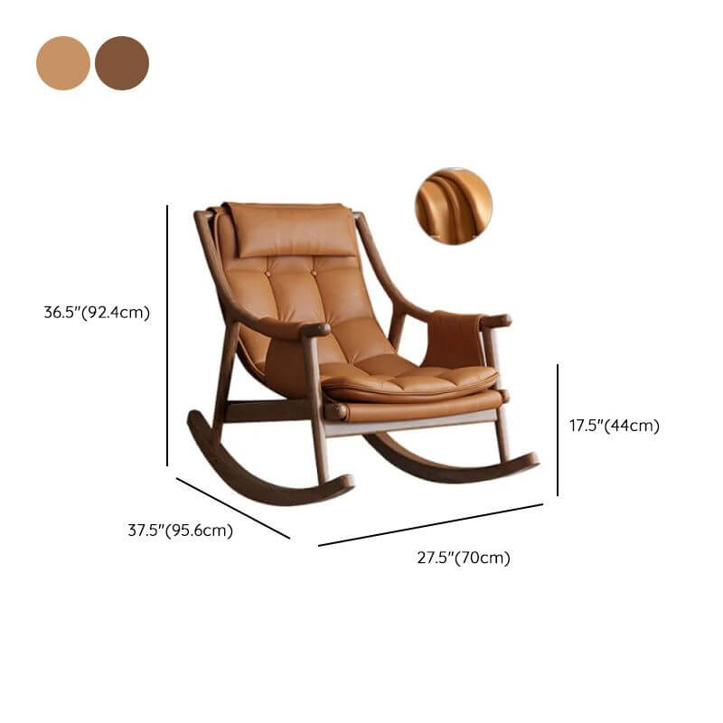 Stylish indoor rocking chair for nurseries