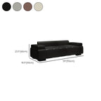 Off-white leather bench for hallway decor