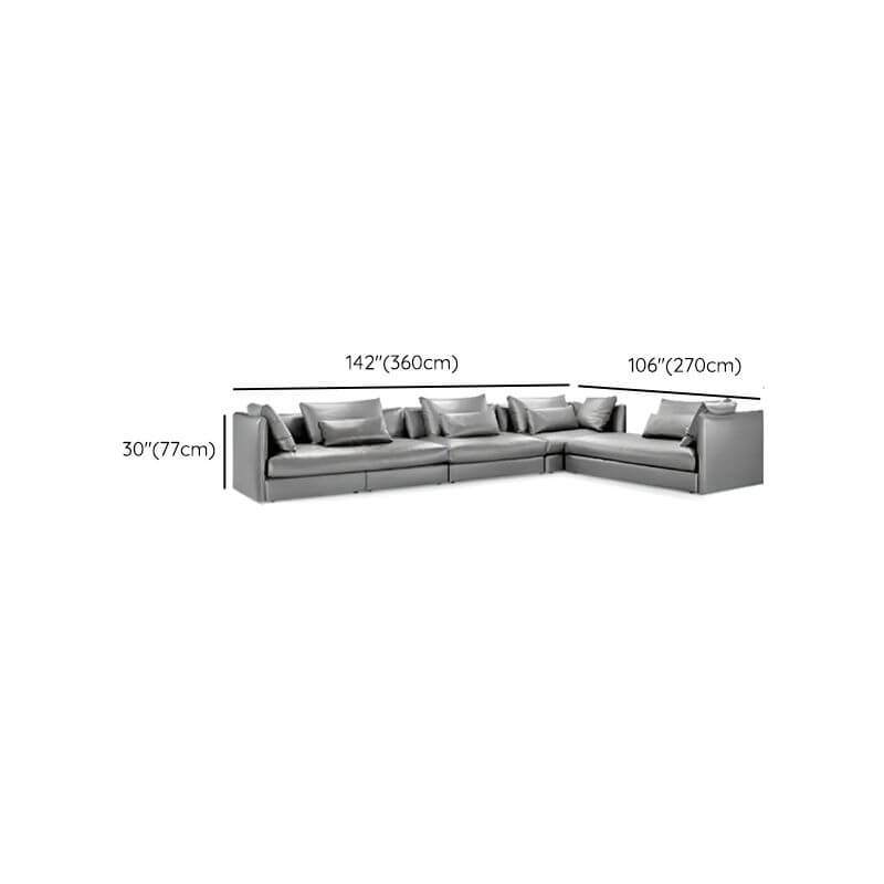 Versatile straight shape sofa seating