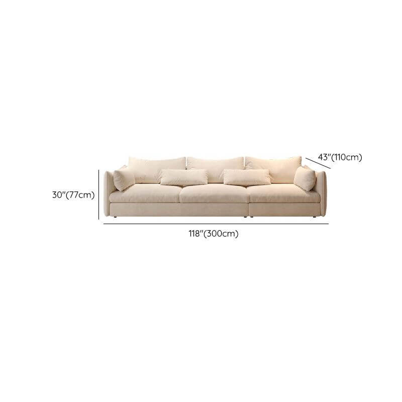 Comfortable concealed support sofa