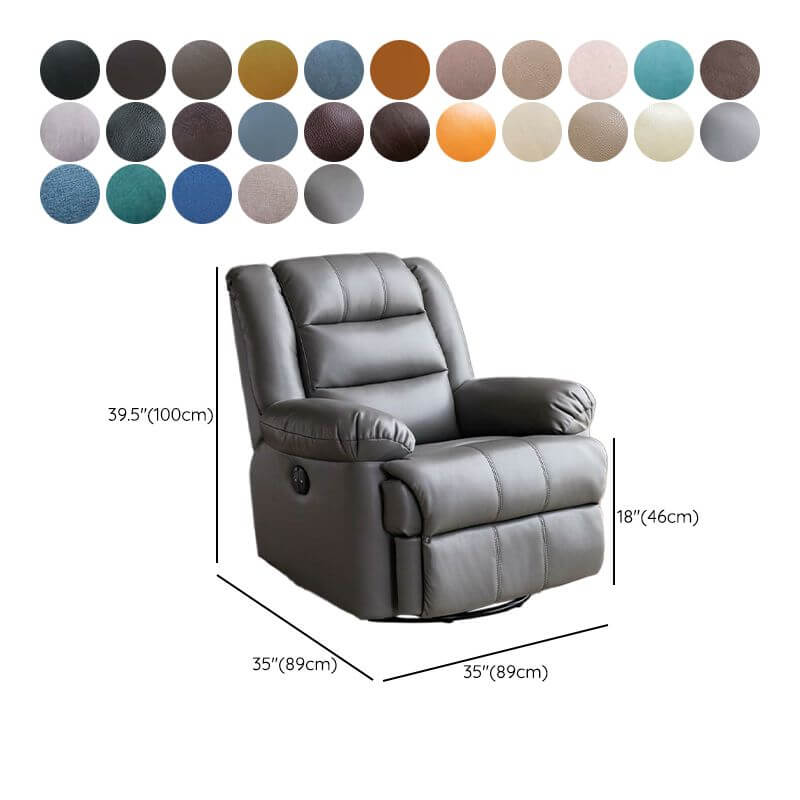 Modern recliner with USB connection