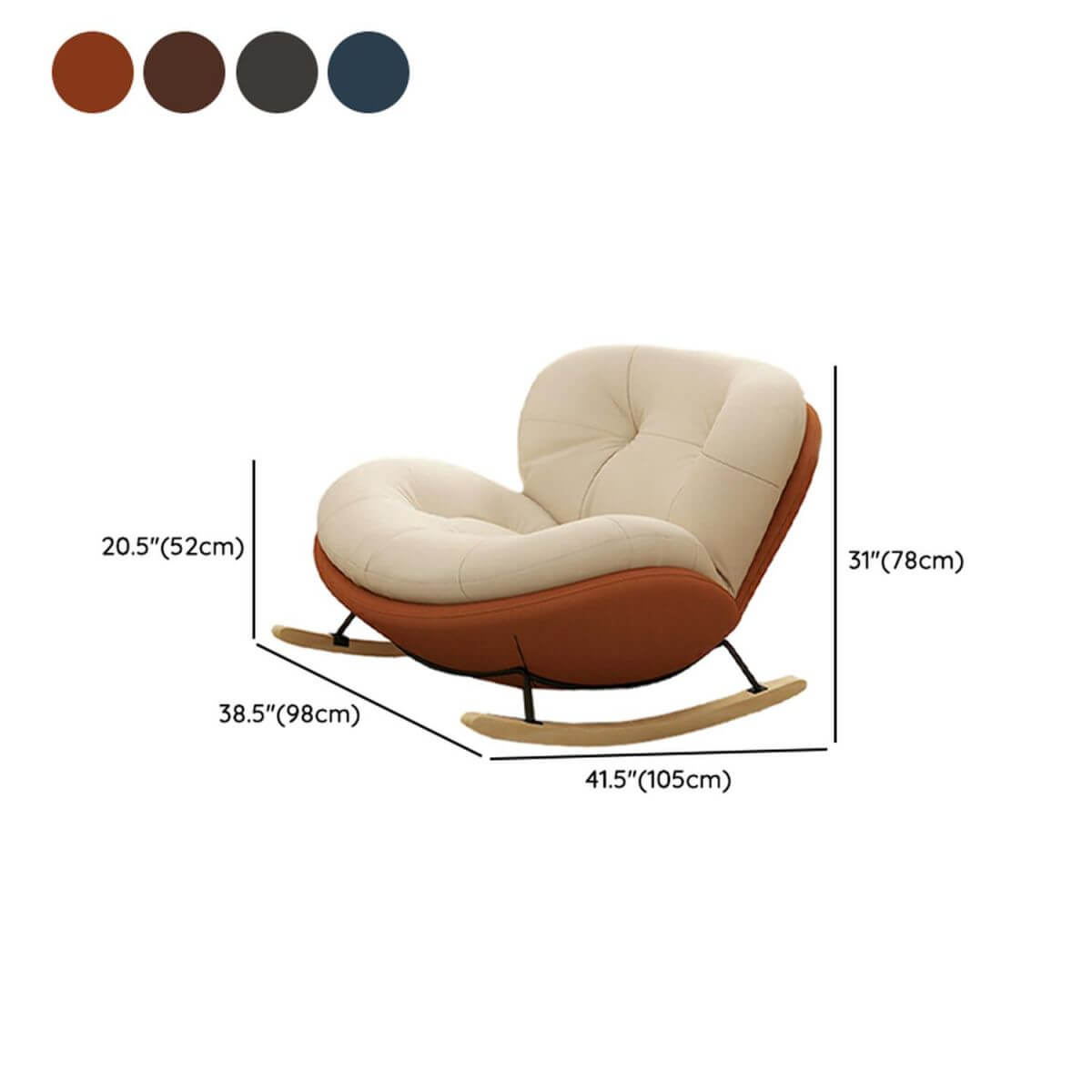 modern design rocking chair