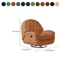 Elegant design of the ergonomic recliner with storage