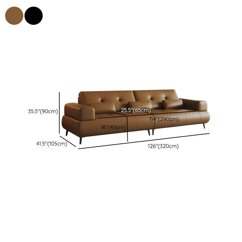 Modern Furniture Piece Ink Cocoa Sofa