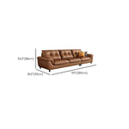 Mocha Single Sofa with pillows