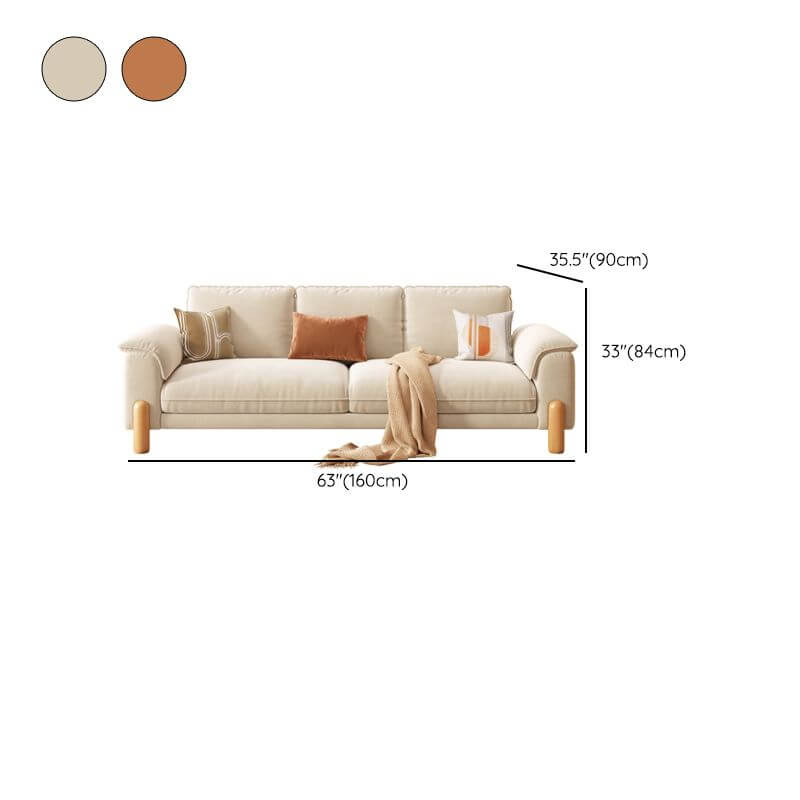 Durable fabric sofa for modern interiors