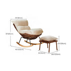 Comfortable seating in traditional rocking chair