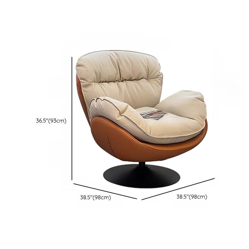 Elegant design of the trendy cream chair