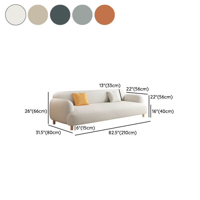 Trendy Off-White Sofa Couch