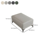 Durable Rectangular Ottoman with Sponge Filling