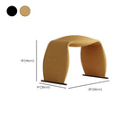 Stylish Yellow Solid Color Stool