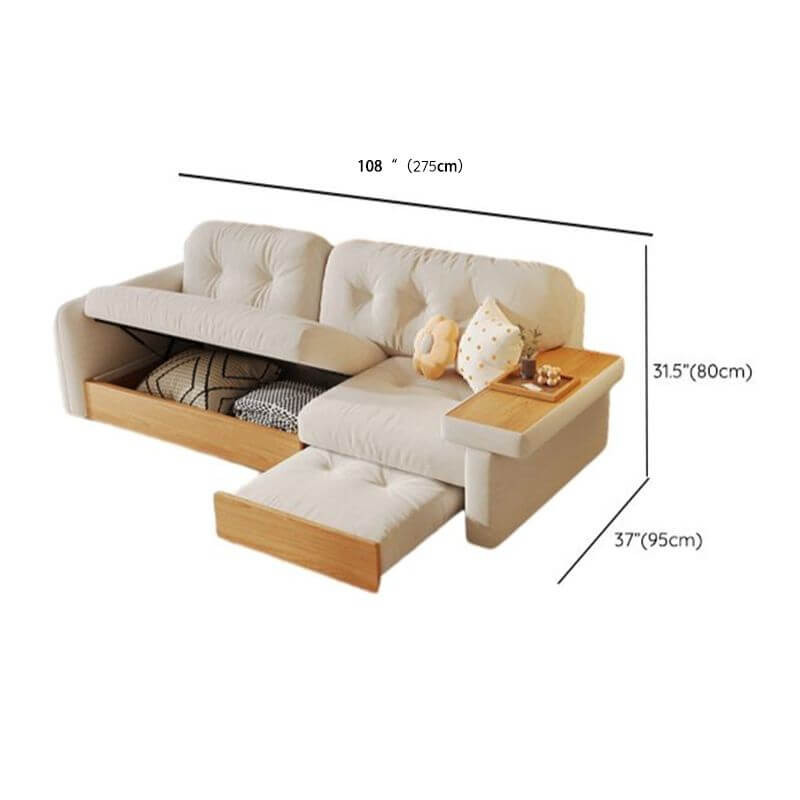 Sofa couch with elegant minimalist design
