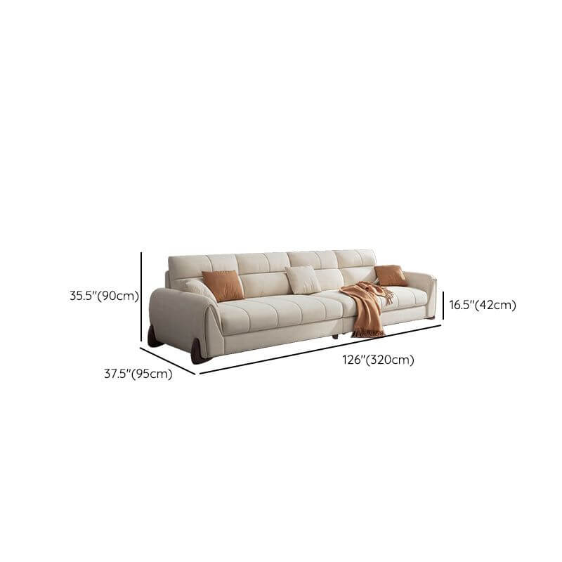 Water-resistant sofa couch showcasing cushion back