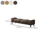 Contemporary off-white accent bench