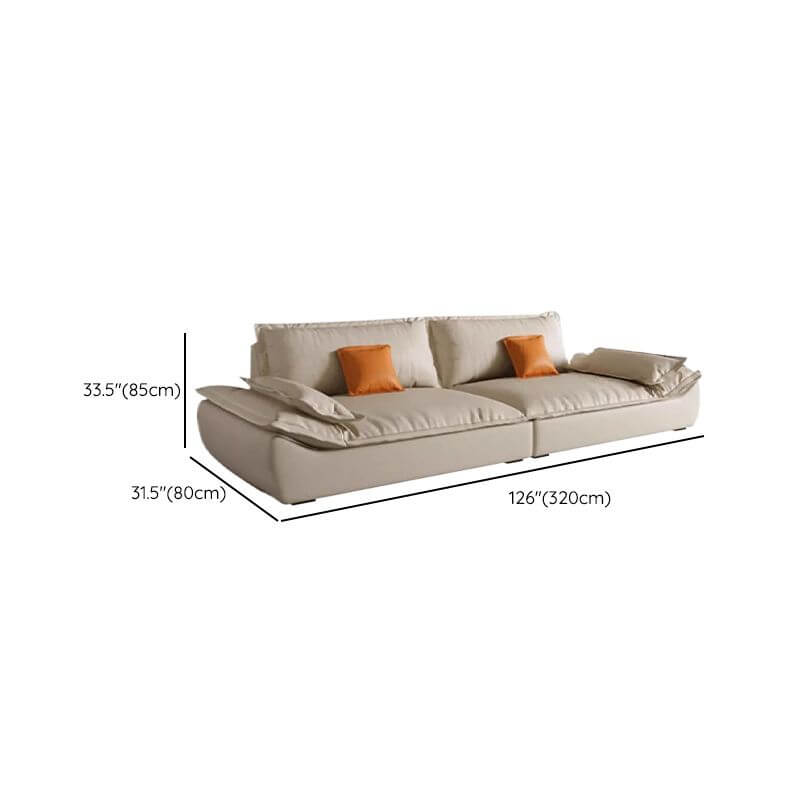 Inviting sofa and loveseat combination