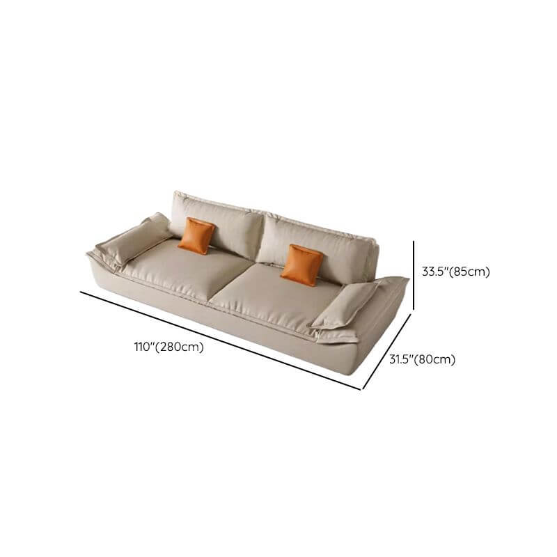 Family-friendly slipcovered sofa