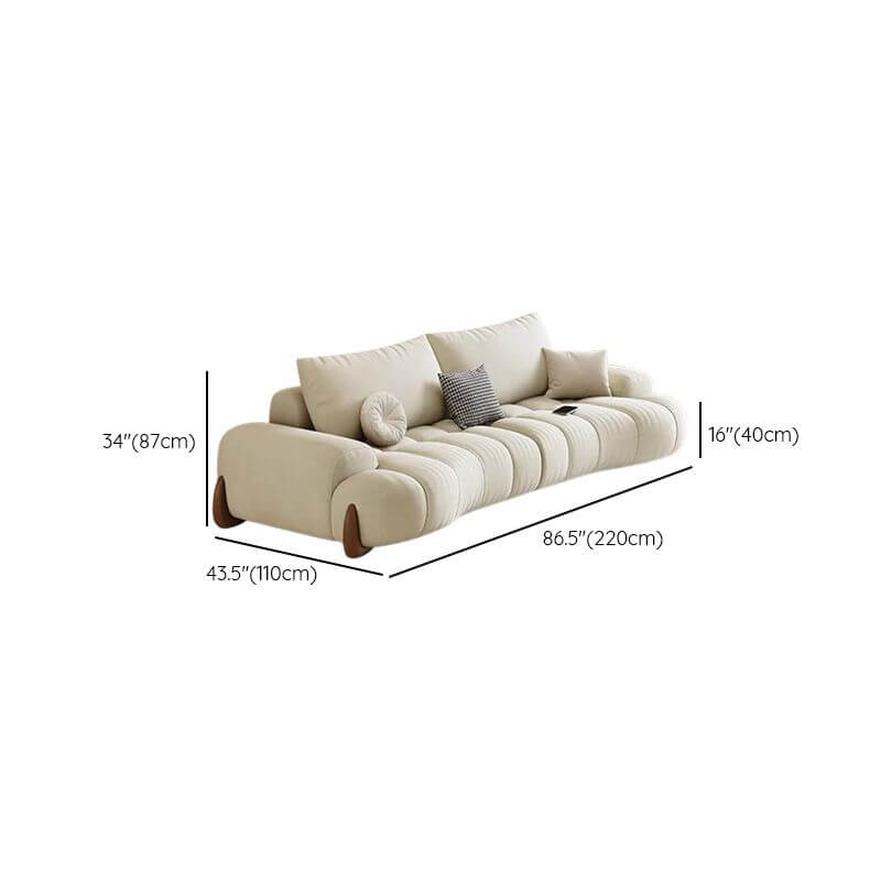 cozy pillow back sofa