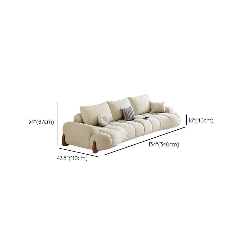 comfortable white sofa for living room