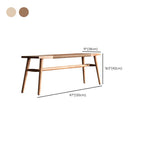 Wood bench chair in tropical style