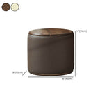 Comfortable upholstered seat of vanity stool