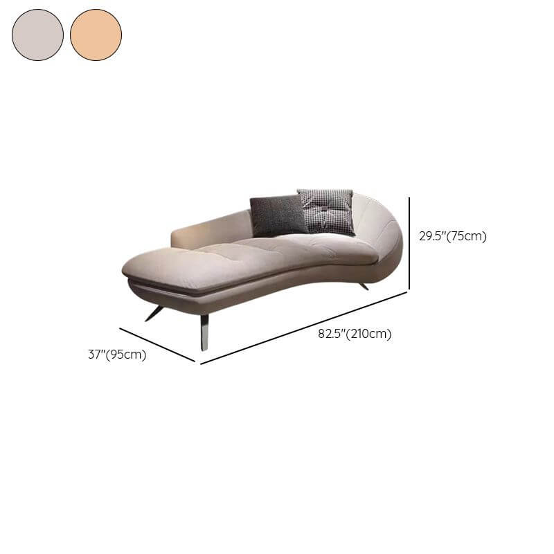 Right-facing armrest chaise lounge