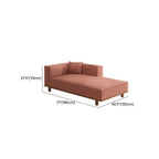 Modern solid color corner chaise chair
