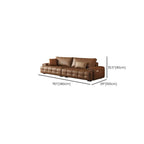 Victorian Mocha Floor Sofa in a stylish living room