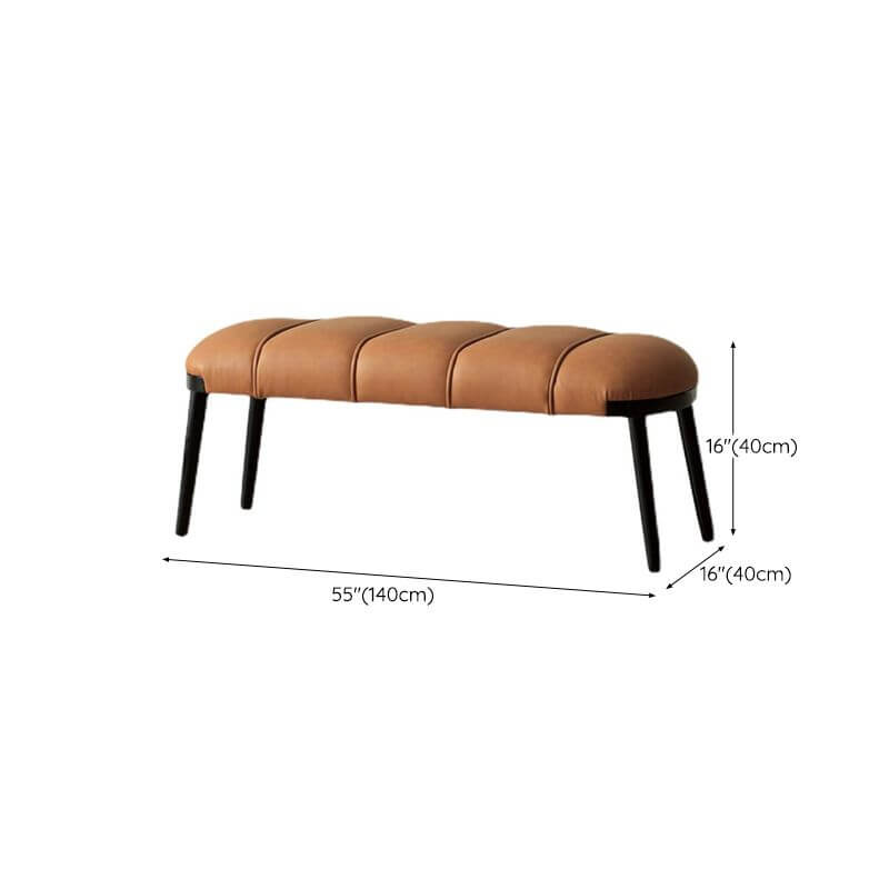 metal framed ottoman with sponge filling