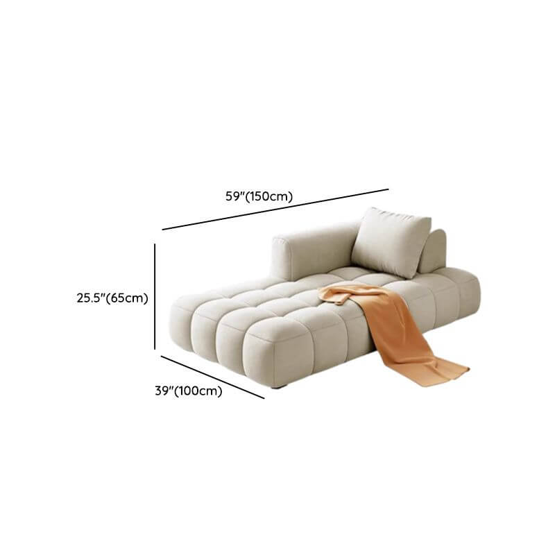 Durable Wood Frame Chaise