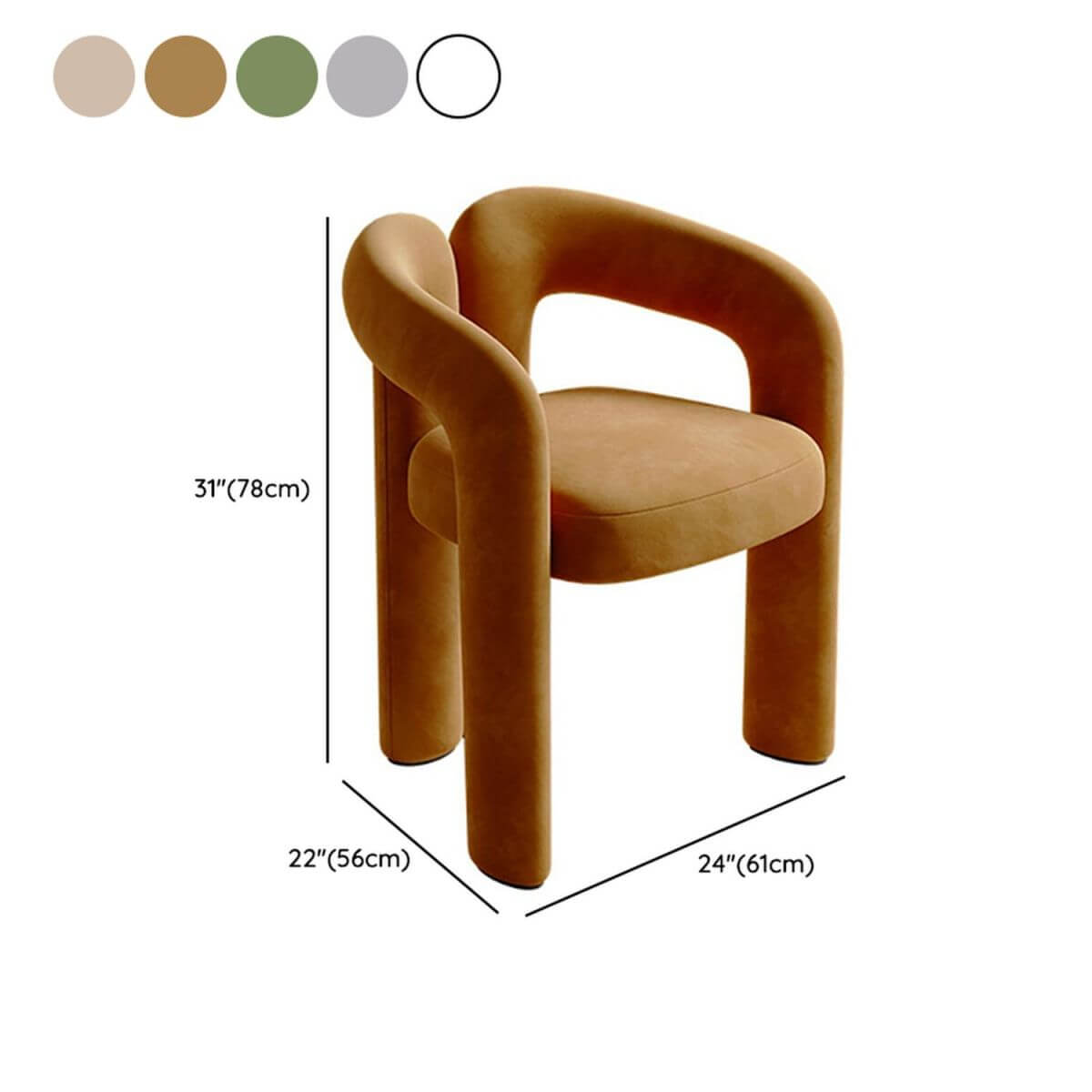 Comfortable vanity stool with back support