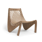 Sleek Outdoor Lounge Chair with Durable Aluminum and Wicker