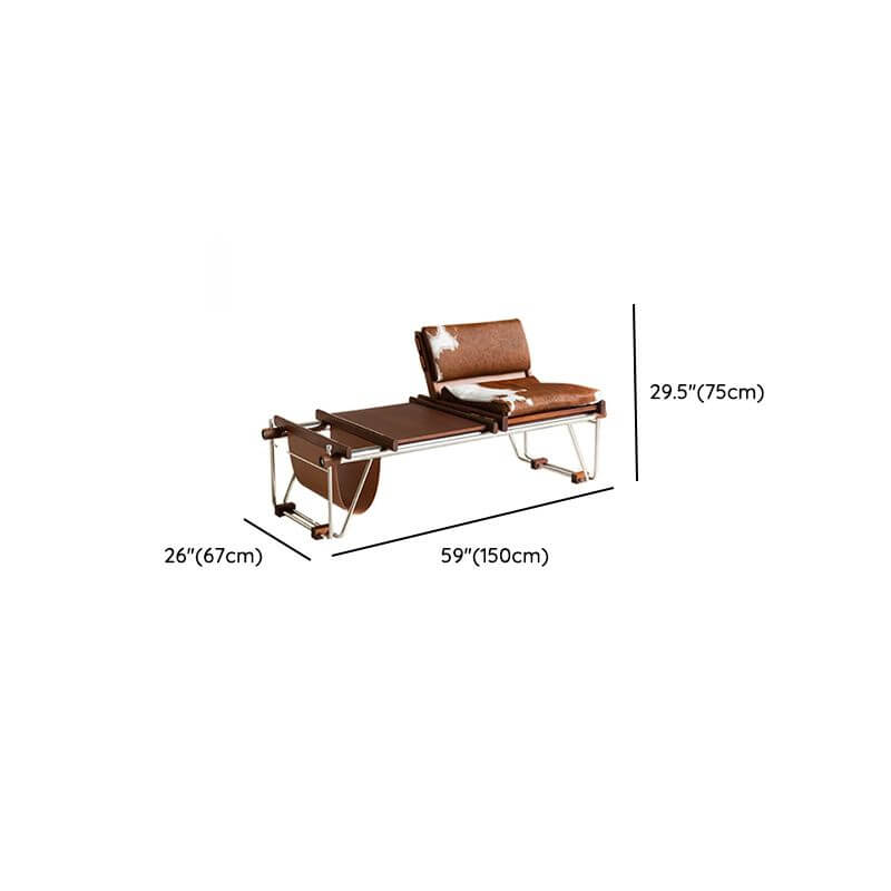 Sliding-Track Upholstered Bench Set Featuring Realistic Faux-Leather Cushions Dimensions