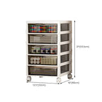 Slim Acrylic Drawer Filing Cabinet With Smoky Clear Fronts Dimensions