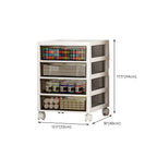 Slim Acrylic Drawer Filing Cabinet With Smoky Clear Fronts Dimensions
