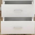 Slim Japandi Wood Armoire Cabinet With Shelves for Small Spaces