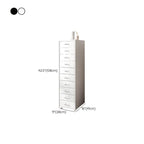 Slim Metal Filing Cabinet With Work Surface and Vertical Storage Dimensions