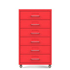Slim Metal Storage Filing Cabinet Series With Casters And Drawers