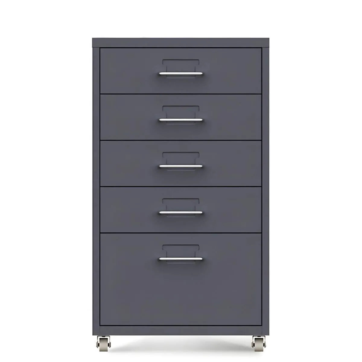 Slim Metal Storage Filing Cabinet Series With Casters And Drawers