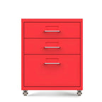 Slim Metal Storage Filing Cabinet Series With Casters And Drawers