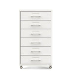Slim Metal Storage Filing Cabinet Series With Casters And Drawers