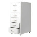 Slim Metal Storage Filing Cabinet Series With Casters And Drawers
