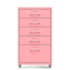 Slim Metal Storage Filing Cabinet Series With Casters And Drawers