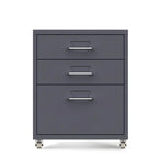 Slim Metal Storage Filing Cabinet Series With Casters And Drawers