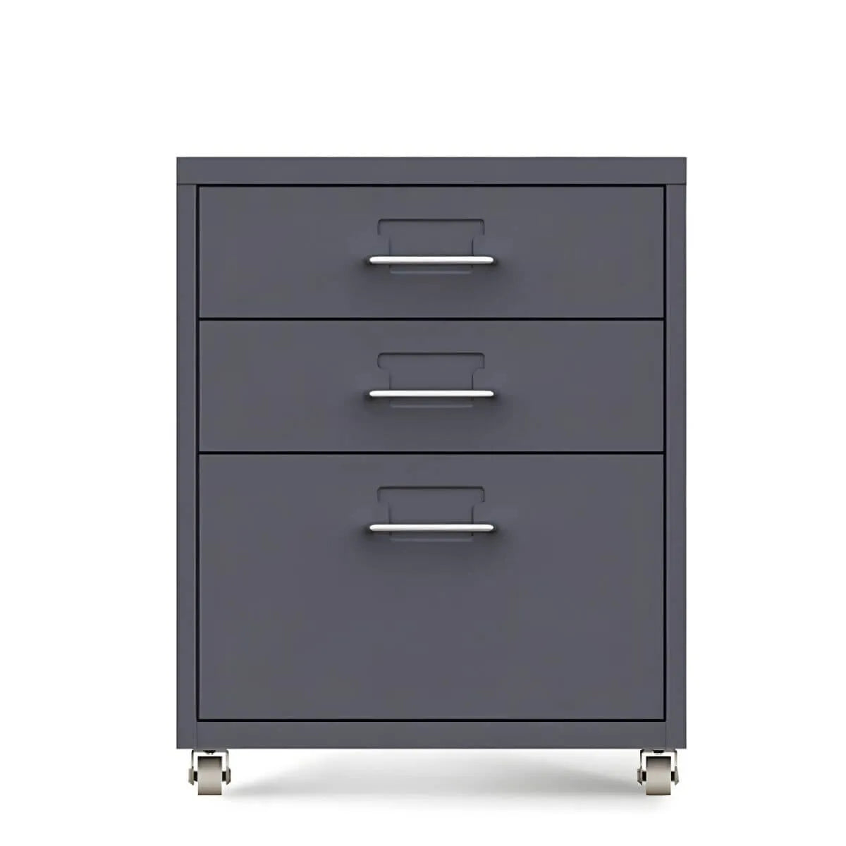 Slim Metal Storage Filing Cabinet Series With Casters And Drawers