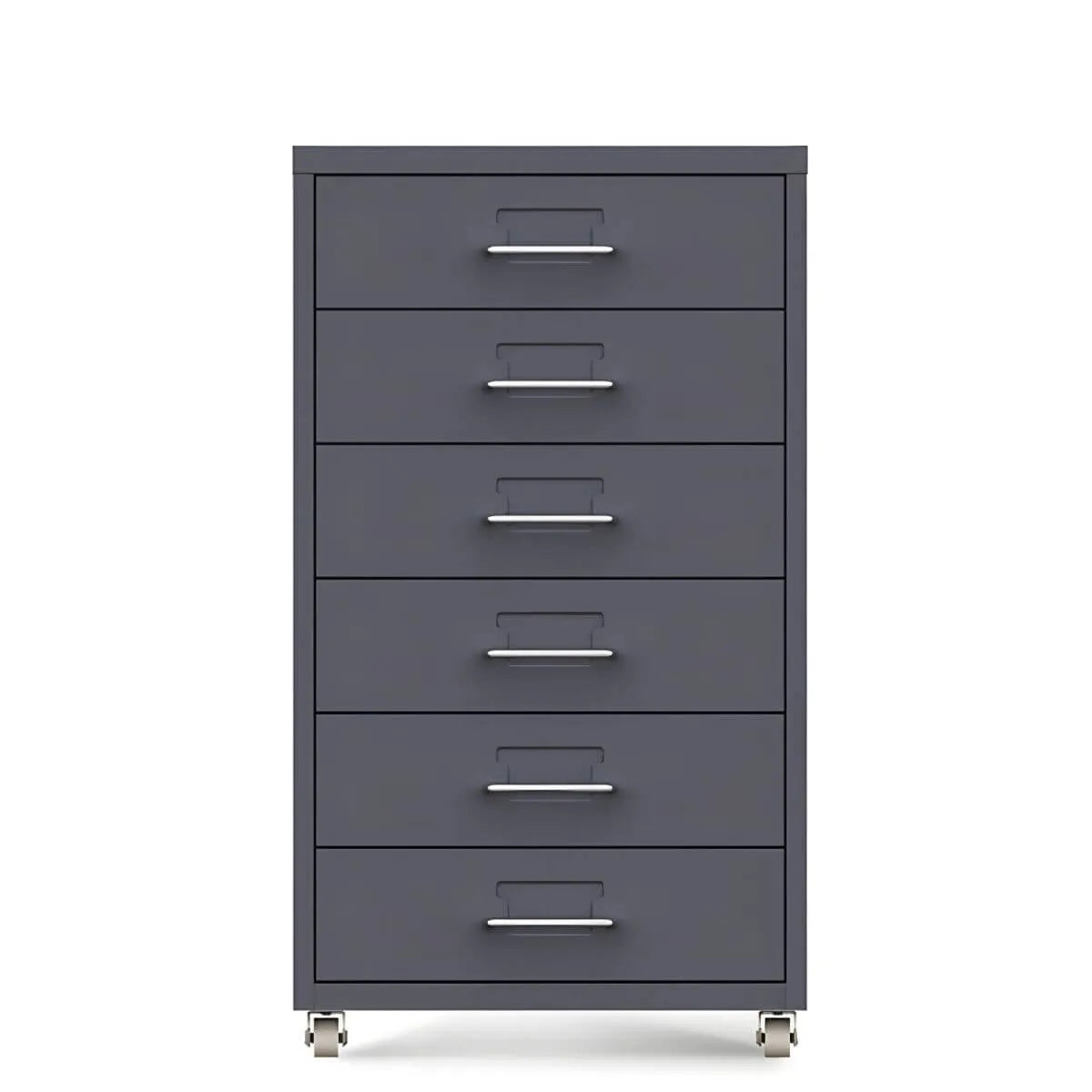 Slim Metal Storage Filing Cabinet Series With Casters And Drawers