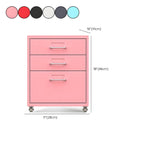 Slim Metal Storage Filing Cabinet Series With Casters And Drawers Dimensions