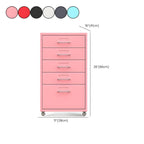 Slim Metal Storage Filing Cabinet Series With Casters And Drawers Dimensions
